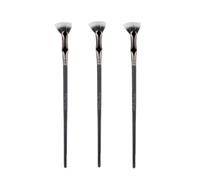 Sirxlevcy Brosse à Cils Festonnée, Brosse en Éventail pour Cils, Outil de Séparation de Cils, Peigne à Cils pour L'Œil Inférieur Supérieur 3 Pièces