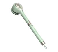 Sirxlevcy Brosse Corporelle Électrique Brosse de Bain Automatique Brosse Rotative Rechargeable par USB Poignée Allongée Imperméable pour les Types de Peau Vert