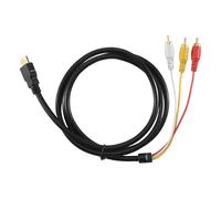 Sirxlevcy Câble vers 1080P Mâle vers 3 S-VidéO AV Câble Audio Adaptateur de Cordon pour TV HDTV DVD