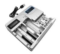 Sirxlevcy Chargeur USB de Batterie Rechargeable 18650 pour Batterie au Lithium Rechargeable 18650 3.7