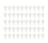 Sirxlevcy Coeur Amour Épingle à Linge en Bois Mini Pince à Linge Maison Décoration de Mariage Papeterie Blanc