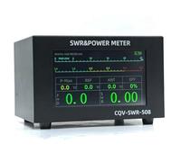 Sirxlevcy Compteur Numérique SWR 200 W 1,8-54 MHz, Compteur de Puissance à Ondes Stationnaires avec Écran Couleur IPS de 4,3 Pouces pour Radio Amateur, 1 Pièce