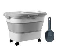 Sirxlevcy Conteneur de Stockage de Nourriture pour Chien avec Couvercle Hermétique, Adapté Aux Aliments Secs pour et Autres Aliments pour Animaux de Compagnie