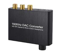 Sirxlevcy Convertisseur 192 KHz Convertisseur Numérique-Analogique avec Amplificateur de Casque Récepteur Bluetooth Intégré Lecteur de Musique Installation Facile