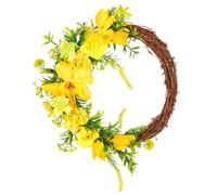 Sirxlevcy Couronne Artificielle Fabriquée à la Main, Décoration de Porte D'Entrée Printanière, Porte Saisonnière pour de Nombreuses Pièces