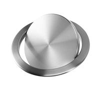 Sirxlevcy Couvercle en acier inoxydable pour poubelle - Couvercle d'évier - Balançoire intégrée - Couvercle pour le plan de travail de cuisine C.