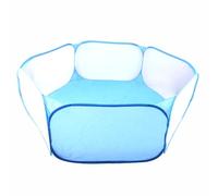 Sirxlevcy de Clôture pour Enfants Clôture Hexagonale Clôture Pliable pour Animaux de Compagnie Bleu