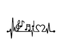 Sirxlevcy Décoration Murale en Métal sur Le Thème de la Musique, Décorations Murales, Cadeau pour Les Amoureux de la Musique.