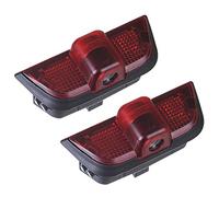 Sirxlevcy Diode éLectroluminescente Porte de Voiture avec Bienvenue de Projecteur Logo de Courtoisie Lampe de Projection pour - Classe C W201 W202 W203 W204