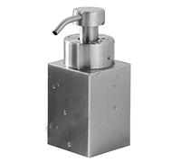 Sirxlevcy Distributeur de Savon en Acier Inoxydable 304 Distributeur de Gel Douche Bouteille de Shampooing Mousseur Bouteille Moussante Bouteille de Lotion Argent