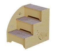 Sirxlevcy Échelle pour Animaux de Compagnie, Échelle de Lit pour Chat et Chien Âgés, Échelle de Canapé, Marches pour Chien, Escaliers en Bois pour Chat en Peluche