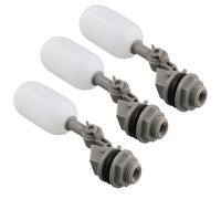 Sirxlevcy Ensemble de Soupape à Flotteur 3 PièCes, Soupape à Flotteur de Tuyau d'alimentation en Eau de 1/2 Pouce avec Bras de RéGlage pour Piscine, Aquarium (Gris)