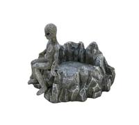 Sirxlevcy ET Cendrier Conteneur Résine Fumer Accessoire Hôtel Bureau Décoration Assez Cool Cendrier, Rocaille