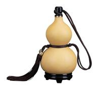 Sirxlevcy Gourde Bouteille de Vin Extérieure Bouteille d'eau avec Tassel Corde Extérieure Portable Bouteille d'eau avec Bouchon Flagon Chinois