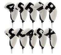 Sirxlevcy Housses de Fer de Golf, Ensemble de Housses de Fer de Golf en NéOprèNe, Housses de TêTe de Club de Golf pour Club de Fer S'Adaptent à Toutes Les Marques Housse de Fer de Golf, D