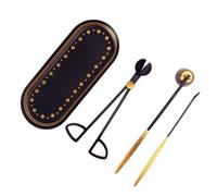 Sirxlevcy Kit d'entretien de Bougies 4 Pièces, Coupe-Mèche de Bougie, Extincteur de Bougie, Plongeur de Mèche, Ensemble D'Accessoires de Bougie