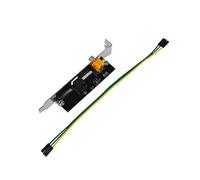 Sirxlevcy Kit D'Extension de Carte Fille Optique Coaxiale 24 Bits 192kHz SPDIF Out pour Carte Mère D'Ordinateur Universelle avec Carte Son Numérique 5.1 AC3.