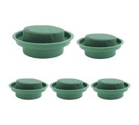 Sirxlevcy Lot de 5 Kits de Composition Florale Bricolage Vert Mousse Florale Humide Ronde avec Bol, Fleurs D'AlléE de Mariage, DéCoration de FêTe