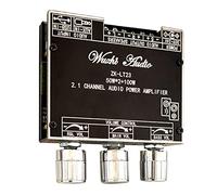 Sirxlevcy -LT23 Module de Carte D'Amplificateur Audio Bluetooth 2.1 Canaux 50W + 50W + 100W Subwoofer VéRitable Carte Audio sans DC9-24V