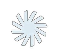 Sirxlevcy Modèles de Panier pour la Couture, Modèle de Panier de Rangement en Spirale Tissé Magique, Modèle de Quilting, Règle de Machine à Coudre 30 cm Facile à Utiliser