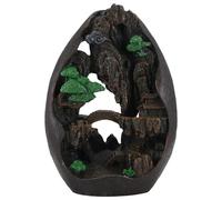 Sirxlevcy Montagnes Hautes et Eau Qui Coule à Contre-Courant BrûLeur D'Encens FuméE Cascade Porte-Bâtons D'Encens 20 PièCes SéRies CôNes D'Encens