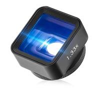 Sirxlevcy Objectif Anamorphique pour Téléphone Portable Black 1.33X pour Vidéo Grand Format de Filmic Pro App