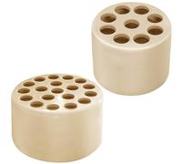 Sirxlevcy Outil D'Insertion de Fleurs en Plastique, Motif Floral, Tube de Fleur Rotatif, Paquet de 2