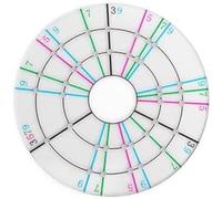 Sirxlevcy Outils de Séparation d'argile de Poterie, Rapporteur de Cercle Égal, Disque Rotatif, Outil de Coupe de Poterie en Céramique pour Potiers, Artistes d'argile, Installation Facile A