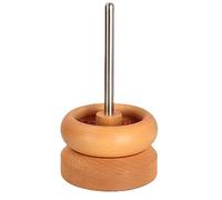 Sirxlevcy Perle Spinner Bol à Perles en Bois avec 2 Aiguilles à Perles et Perles de Rocaille pour la Fabrication de, pour Bracelets, Perles de Bricolage