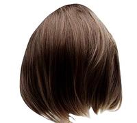 Sirxlevcy Perruques Courtes Droites Perruques BréSiliennes de Cheveux Humains Vierges Perruques ComplèTes (40 Cm) Couleur