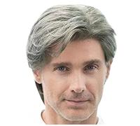 Sirxlevcy Perruques Perruques Synthétiques Perruques Homme avec Frange Perruques Synthétiques Sans Colle Résistantes à la Chaleur pour Homme Perruques Courtes Perruques Cosplay Perruque Utilisation Qu