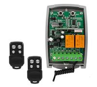 Sirxlevcy Récepteur de Contrôle à Distance de Porte de Garage WIFI Tuya 433 MHz 2CH 12-24V Support APP Voice Control