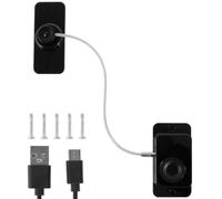 Sirxlevcy Serrure de Réfrigérateur à Empreinte Digitale, Verrou de Sécurité pour Réfrigérateur, Verrou Intelligent pour Tiroirs, Lave-Vaisselle, Toilettes et Placard.