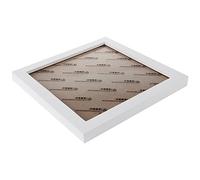 Sirxlevcy Square Cadre Photo Mural en Bois De Pin Épais Cadre Photo (Blanc, 8 Pouces)