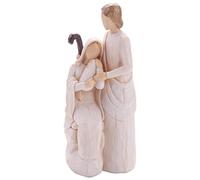 Sirxlevcy Statues de la Sainte Famille JéSus Catholique Figurine Religieuse DéCor à pour CrèChe de NoëL Cadeau