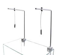 Sirxlevcy Support de Réglable pour Aquarium, Support D'Éclairage Universel à LED pour Aquarium, Kit de Suspension pour Accessoires D'Aquarium