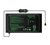 Sirxlevcy Tapis Chauffant pour Semis avec Thermostat avec Réglage de la Température de 5 ℃ à 42 ℃ pour la Croissance des Plantes, Prise UE pour la Germination