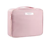 Sirxlevcy Trousse à CosméTiques pour Femmes Trousse de Voyage CosméTique Trousse de Toilette pour Filles Trousse de Maquillage à Brosse Trousse de Toilette RéUtilisable - Rose
