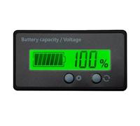 Sirxlevcy Voltmètre Numérique à LED, Testeur de Tension, Batterie au Lithium, Plomb Acide, Lifepo4, 12 V/24 V/36 V/48 V, Indicateur de Capacité