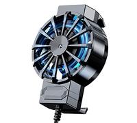 Sirxlevcy X16 Radiateur de TéLéPhone Portable 7 Feuilles 45Mm Ventilateur Alimentation USB Radiateur de Refroidissement par Air de TéLéPhone Portable pour TéLéPhone de 4 à 6,7 Pouces