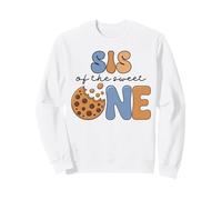 Sis of The Sweet One Cookies Milk 1er Anniversaire Assorti Sweatshirt