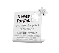 Sisadodo Cadeau d'anniversaire pour départ à la retraite pour les collègues patrons, cadeaux de remerciement pour enseignant, mentor, collègues, cadeau de départ pour femme et homme - Panneau de