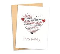 Sisadodo Cadeau d'anniversaire pour mari, mari, remerciement, reconnaissance pour l'homme que j'aime le meilleur mari, carte de vœux d'anniversaire pour homme, cadeau avec enveloppe