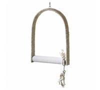 Jouet balançoire pour oiseaux Sisal XL 26x10x48 cm