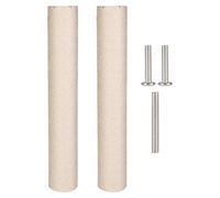 Sisal Cat Scratch Pole Post résistant de 11,81 pouces pour lumining des ongles et soin des griffes, un jouet fort rayé avec construction stable, grattoir pour regroupement de couche