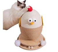 Sisal Cat Scratcher Posts, Rooster Cat Scratching Post, Cat Scratcher Toy with Base, Medium Cat Scratcher Post, Kittens Sisal Scratching Toy, Cat Furniture Scratch Post, Solid Wood Base Cat Toy