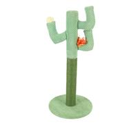 Sisal Cat Scratching Post, Mignon en Forme de Chat Vertical Grattant Les Poteaux, Gratteur avec Une Base Stable Renforcée pour Les Chats à Tous Les Âges