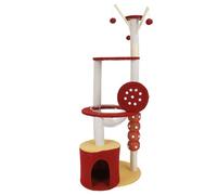 Sisal Cat Scratching Post, Plusieurs Couches de Chat Vertical Scratching Posts, gratteur avec Une Base Stable renforcée pour Les Chats à Tous Les âges