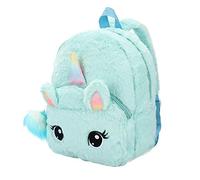 SISAY Sac a Dos Licorne Enfant Fille Primaire Doux Cartable Peluche Maternelle Mignon Sac Scolaire Animaux Cartoon Sac à Main Bandoulière Voyage Backpack Unicorn Daypack Ruckpack Schoolbags Bookbags