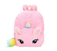 SISAY Sac a Dos Licorne Enfant Fille Primaire Doux Cartable Peluche Maternelle Mignon Sac Scolaire Animaux Cartoon Sac à Main Bandoulière Voyage Backpack Unicorn Daypack Ruckpack Schoolbags Bookbags